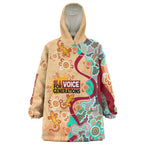 australia-national-reconciliation-week-custom-wearable-blanket-hoodie-be-a-voice-for-generations-wearable-blanket-hoodie