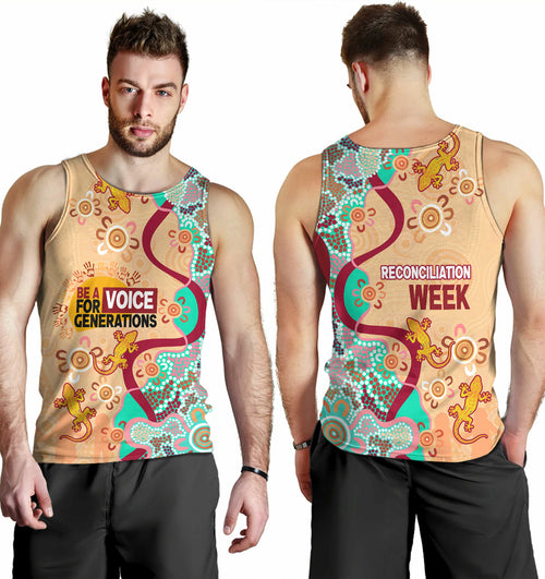 australia-national-reconciliation-week-custom-men-tank-top-be-a-voice-for-generations-tank-top