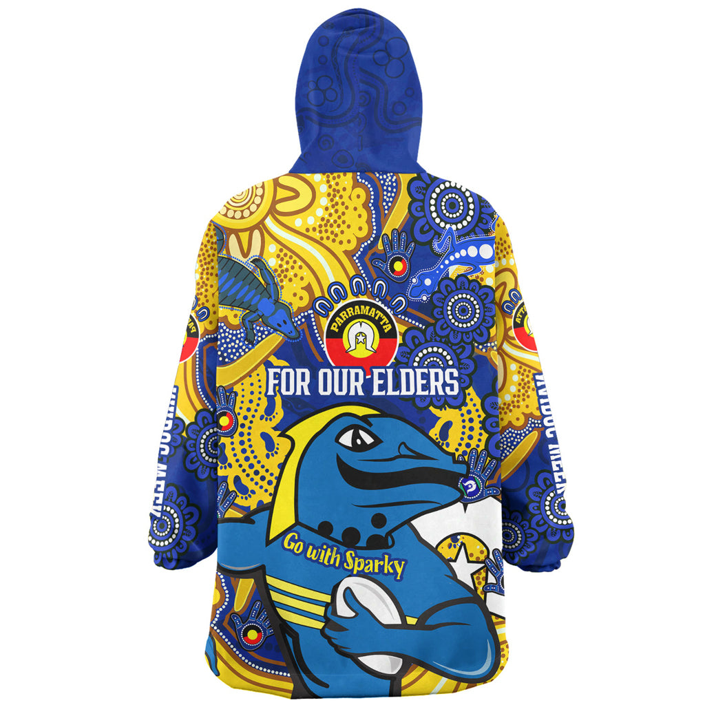 australia-parramatta-naidoc-week-custom-wearable-blanket-hoodie-for-our-elders-go-with-sparky-wearable-blanket-hoodie