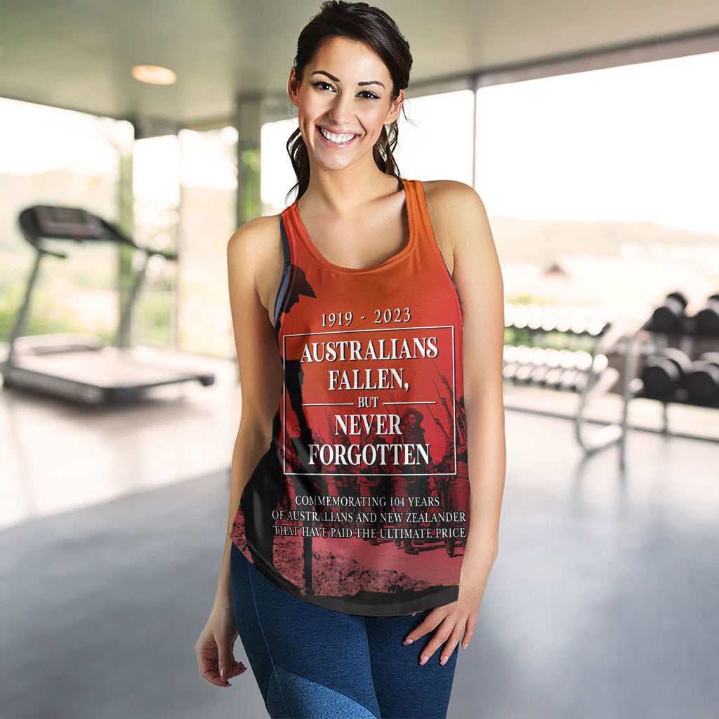 australia-anzac-day-custom-women-racerback-tank-lest-we-for-get-anzac-quotes-tank