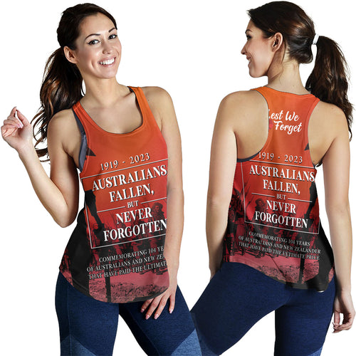 australia-anzac-day-custom-women-racerback-tank-lest-we-for-get-anzac-quotes-tank