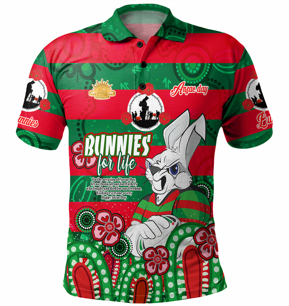 australia-south-of-sydney-anzac-day-custom-polo-shirt-bunnies-for-life-anzac-quotes-polo-shirt