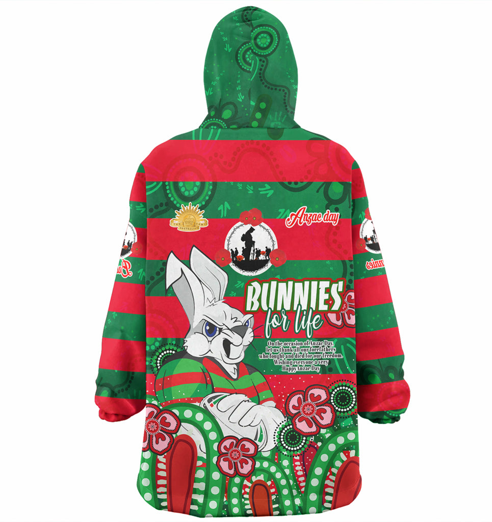 australia-south-of-sydney-anzac-day-custom-wearable-blanket-hoodie-bunnies-for-life-anzac-quotes-oodie