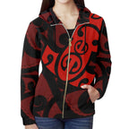 maori-red-mangopare-zip-hoodie