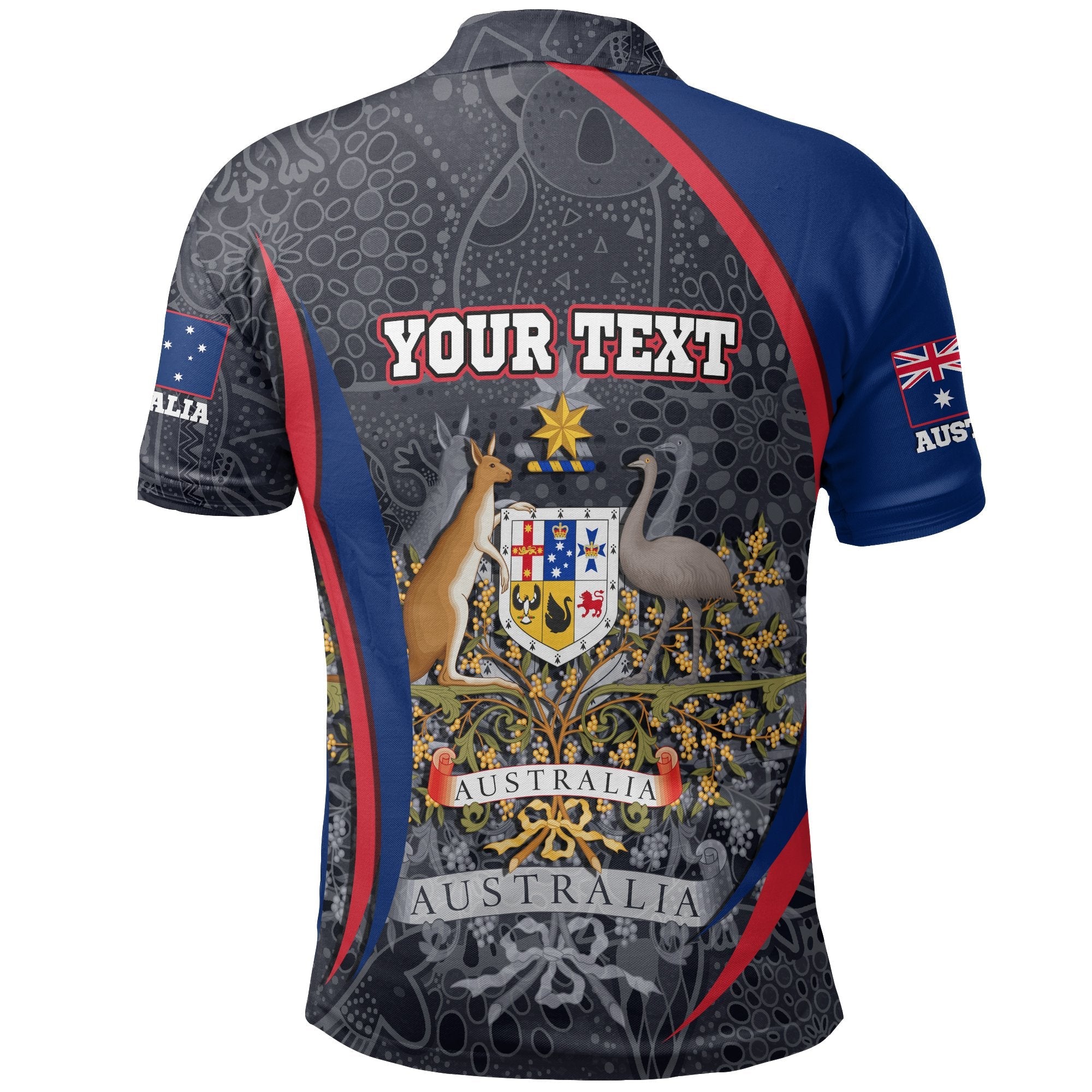 custom-text-polo-shirt-australian-coat-of-arms-shirt-aussie-spirit