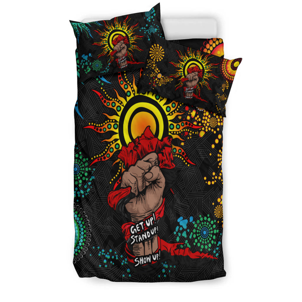NAIDOC Week 2022 Aboriginal Art Unique Bedding Set - LT12