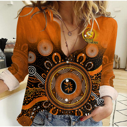 perth-scorchers-women-casual-shirt-aboriginal-sunshine