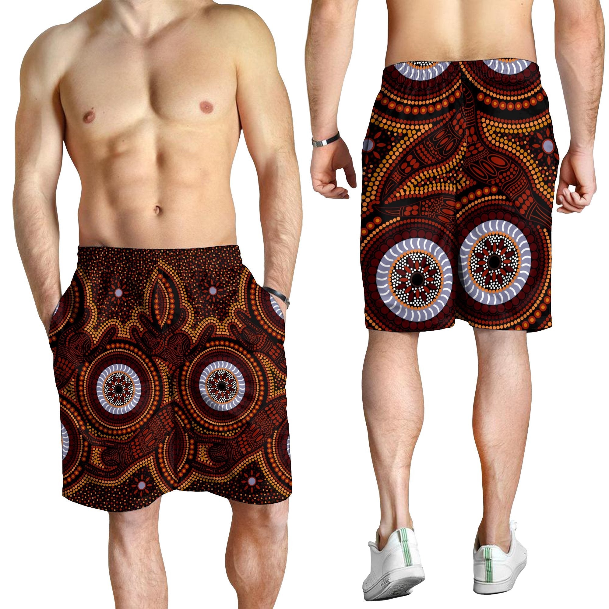 aboriginal-mens-short-aboriginal-human-dot-painting-art
