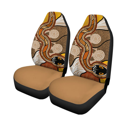 aboriginal-car-seat-covers-indigenous-snake-vintage-stye