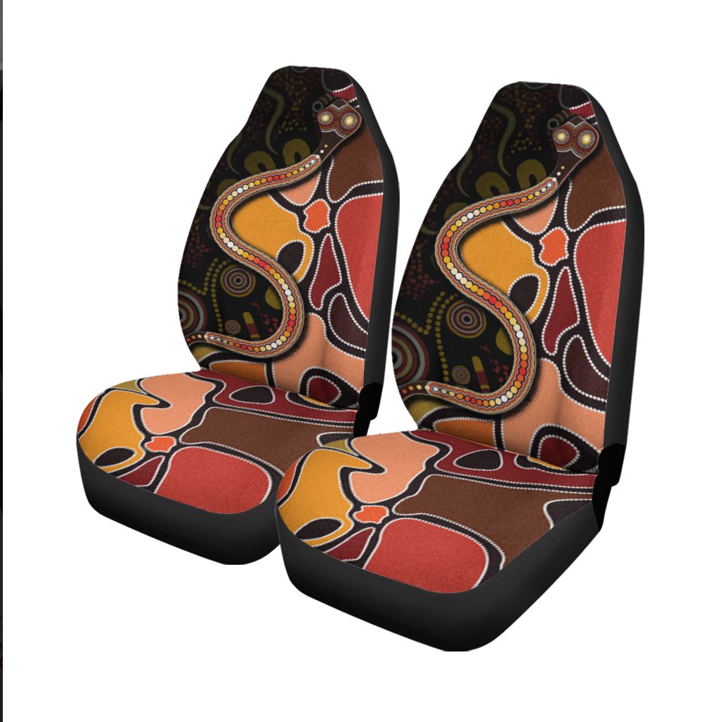 car-seat-cover-aboriginal-snake-with-dot-painting