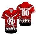 Melbourne Renegades ANZAC 2022 Hawaiian Shirt Camouflage With Poppy - LT12