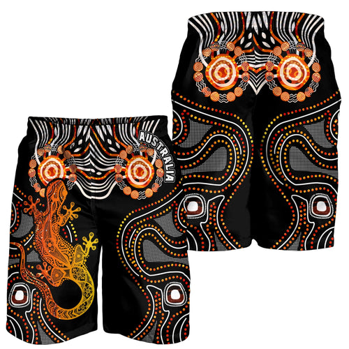aboriginal-mens-shorts-lizard-sunshine