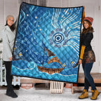 quilt-aboriginal-view-sea-with-fish-and-boat