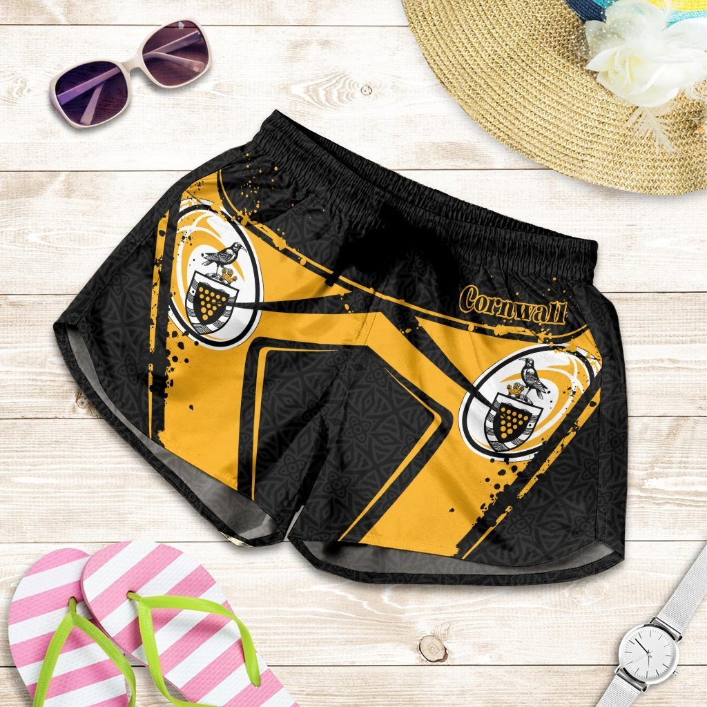 Cornwall Rugby Women's Shorts - Cornish Rugby - Vibe Hoodie