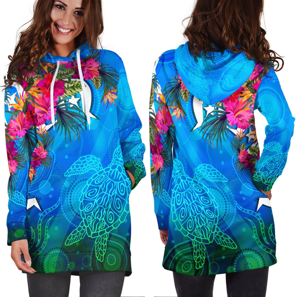 hoodie-dress-torres-strait-blue-sea-with-hibiscus