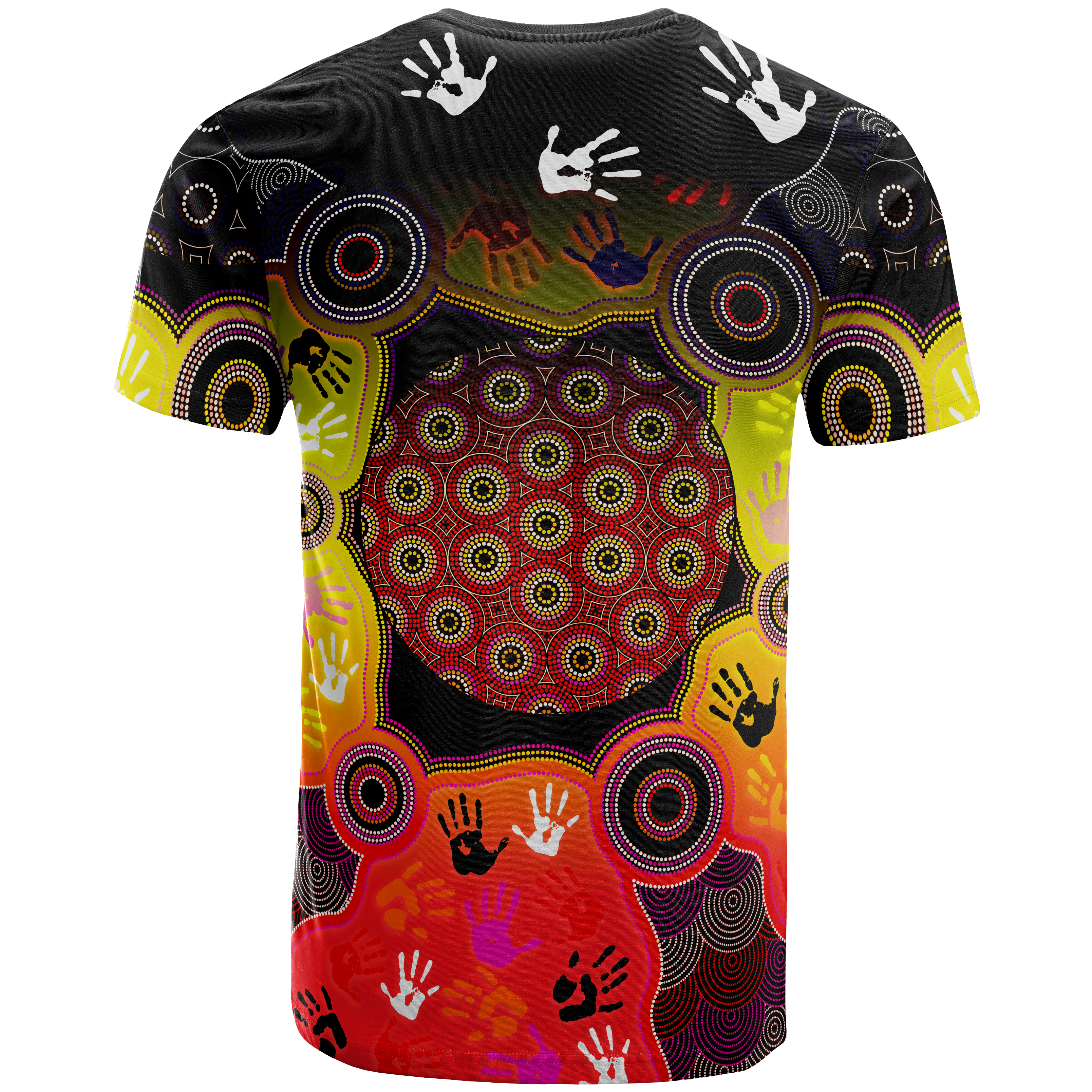 custom-aboriginal-kid-t-shirts-indigenous-circle-dot-painting-hand-art