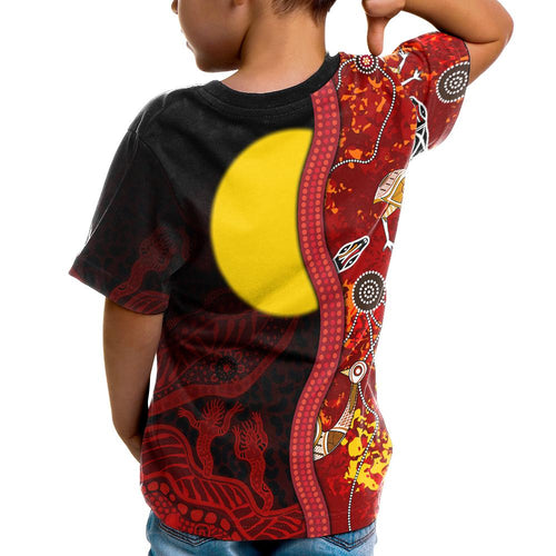 custom-kids-aboriginal-t-shirt-red-indigenous-flag