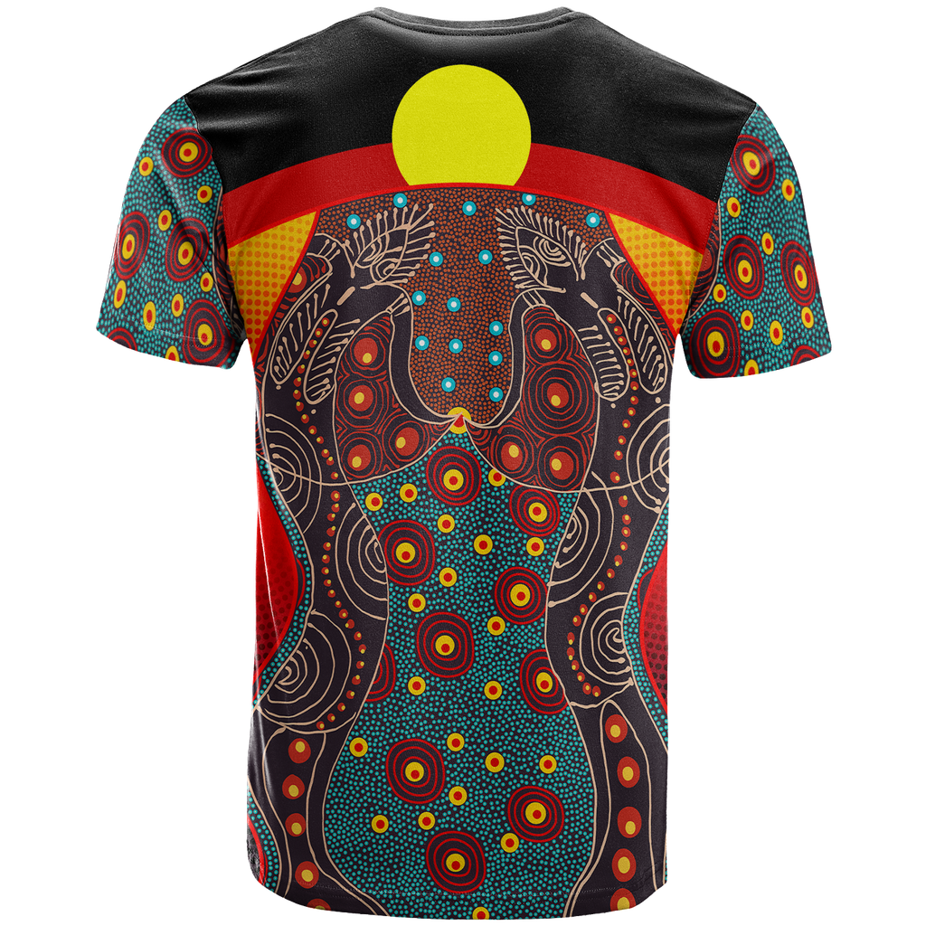 t-shirt-aboriginal-sublimation-dot-pattern-style-red