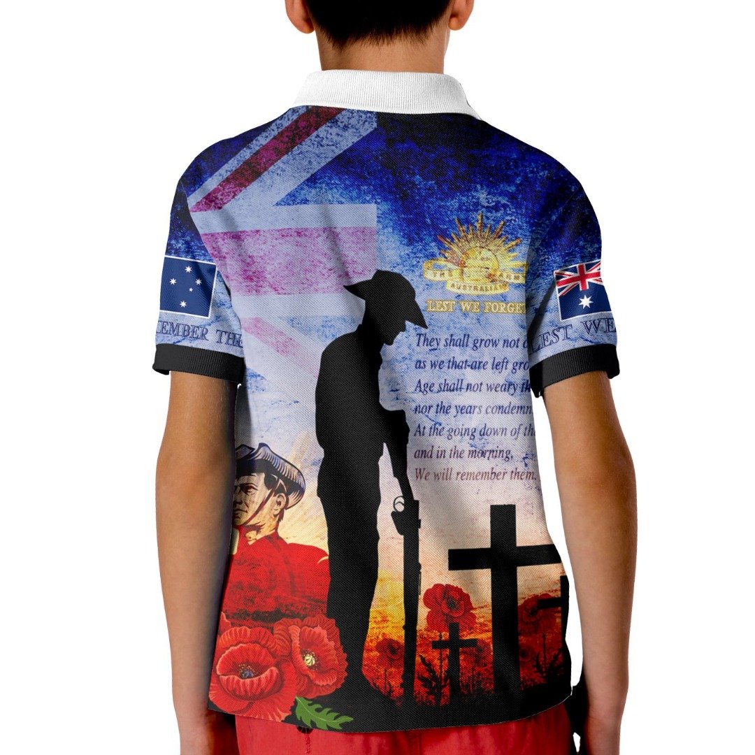 custom-anzac-kid-polo-shirts-anzac-2020-lest-we-forget-the-australian-army