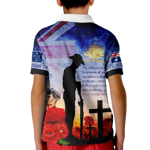 custom-anzac-kid-polo-shirts-anzac-2020-lest-we-forget-the-australian-army