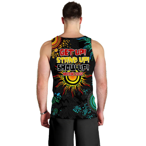 NAIDOC Week 2022 Aboriginal Art Unique Men Tank Top - LT12