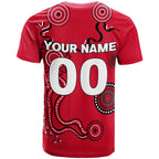 custom-personalised-western-sydney-wanderers-t-shirt-indigenous-dot-painting-art