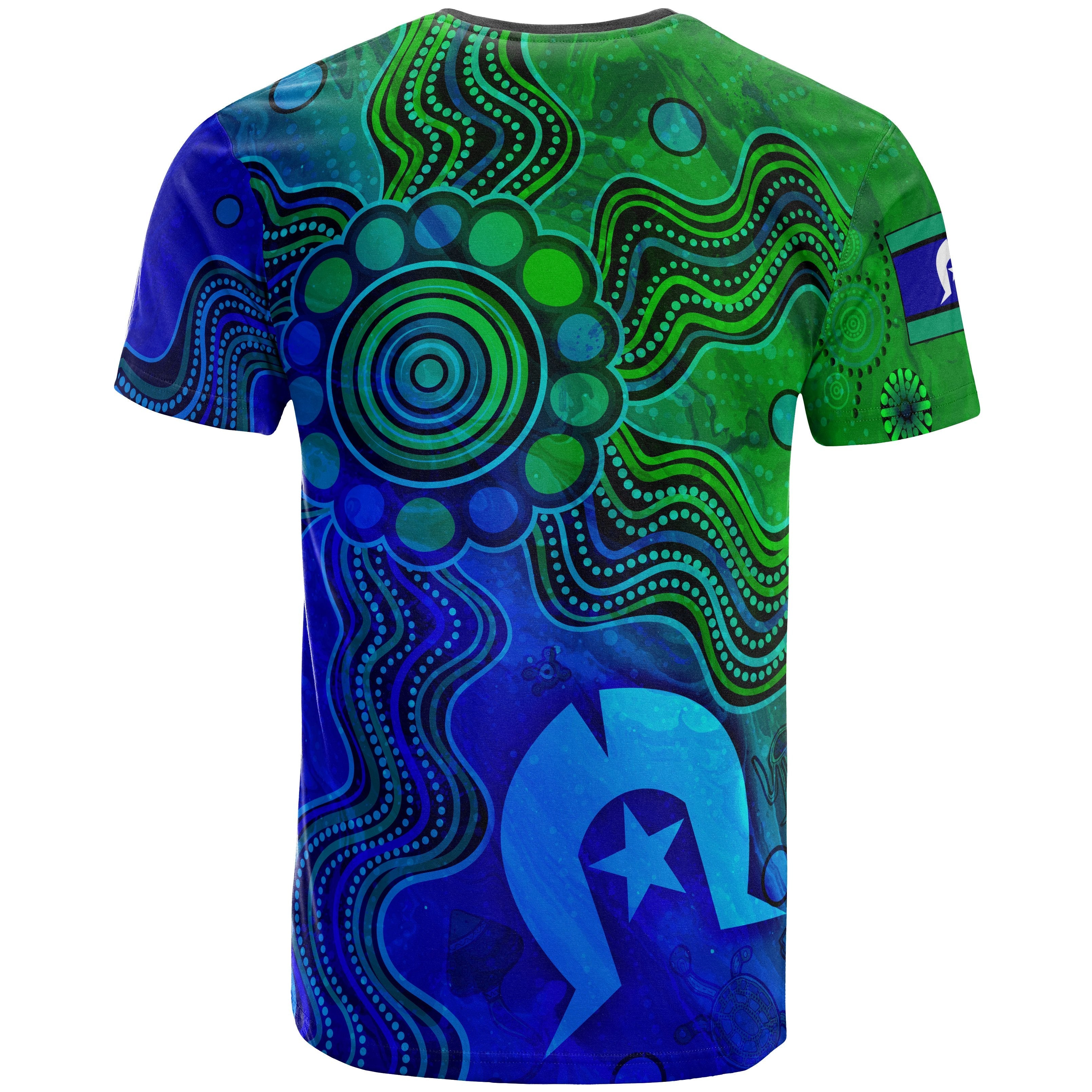 custom-aboriginal-t-shirts-torres-strait-islands-flag
