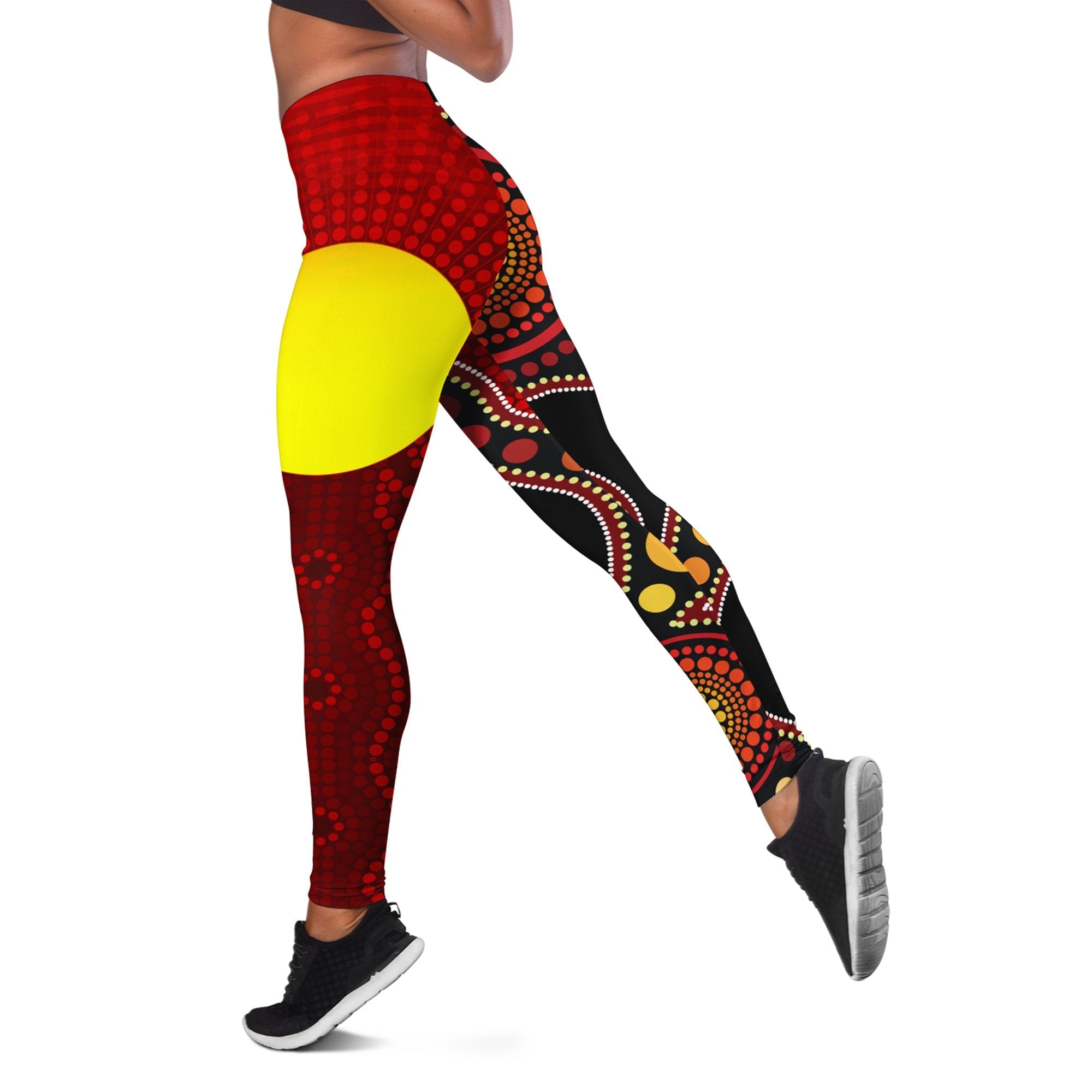 aboriginal-leggings-australia-aboriginal-lives-matter-flag-circle-dot-painting-art-tight-pants
