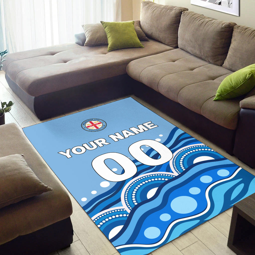 custom-personalised-melbourne-area-rug-indigenous-dot-painting-art