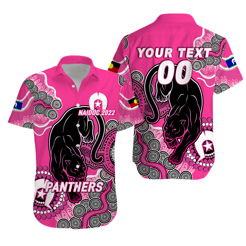 (Custom Personalised) Panthers Rugby NAIDOC 2022 Aboriginal Hawaiian Shirt