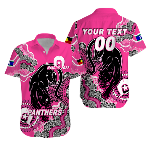 (Custom Personalised) Panthers Rugby NAIDOC 2022 Aboriginal Hawaiian Shirt