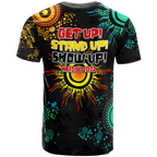 NAIDOC Week 2022 Aboriginal Art Unique T-Shirt - LT12