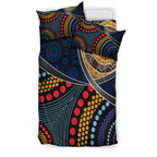 bedding-set-aboriginal-dot-panting-art-with-snake