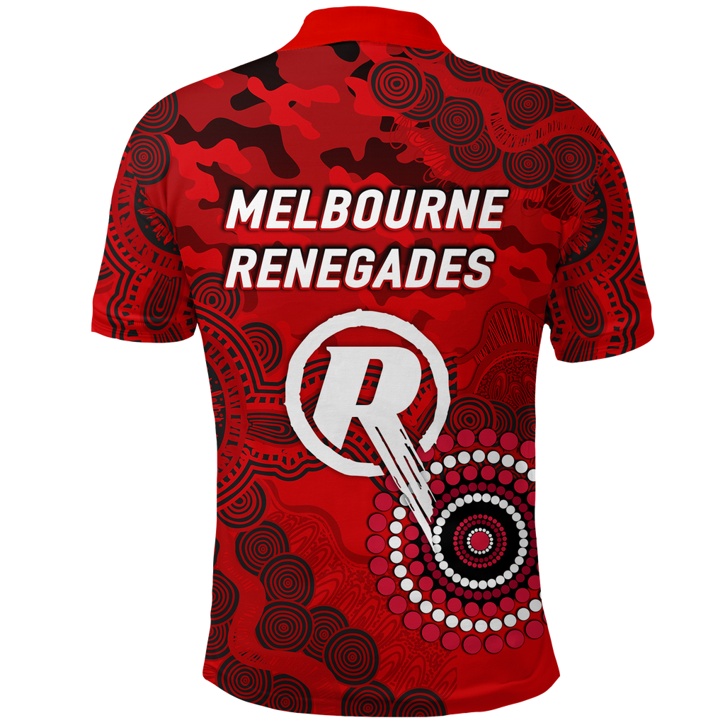Melbourne Renegades ANZAC Day Aboriginal Polo Shirt - LT12