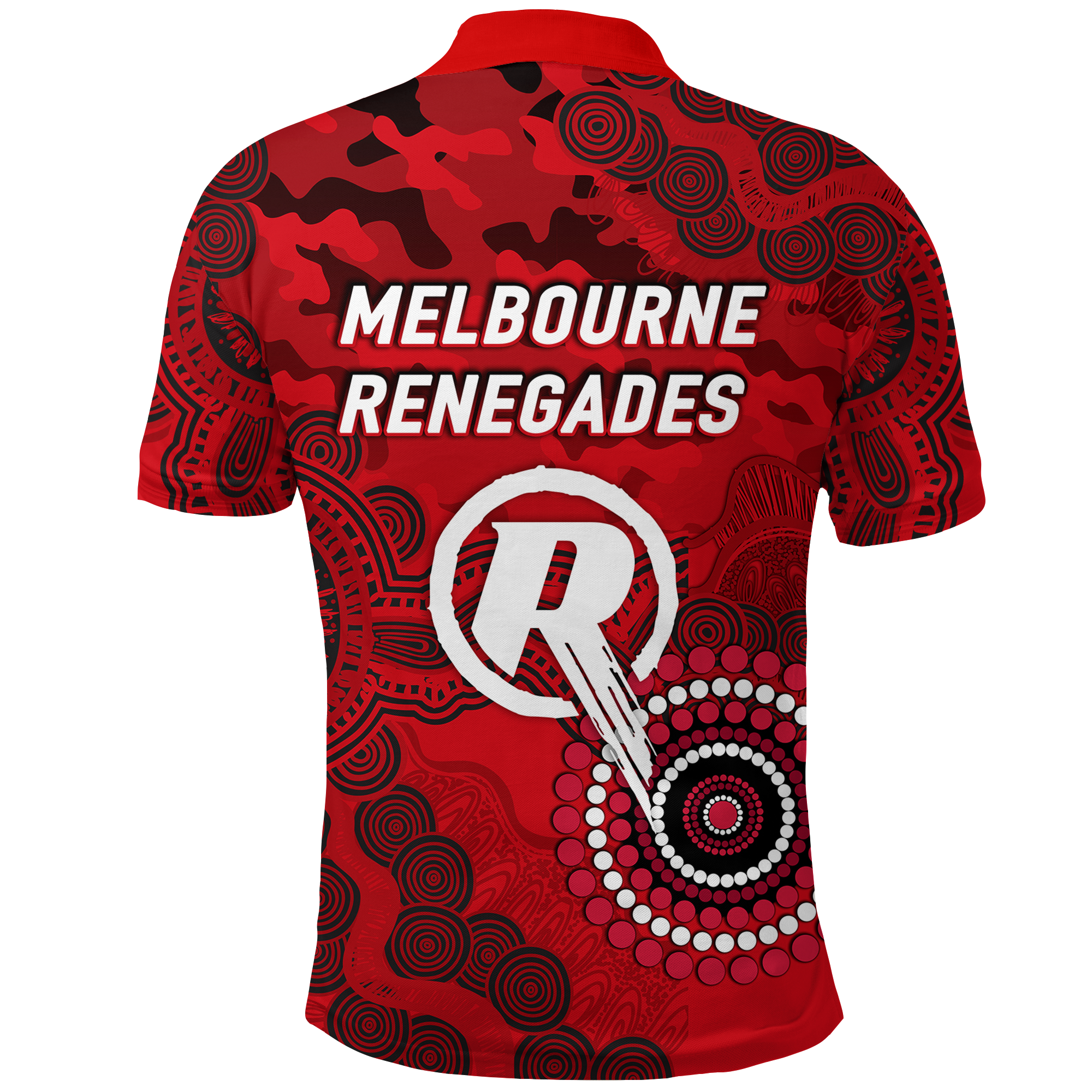 Melbourne Renegades ANZAC Day Aboriginal Polo Shirt - LT12