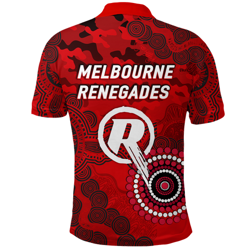 Melbourne Renegades ANZAC Day Aboriginal Polo Shirt - LT12