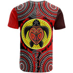 aboriginal-t-shirt-turtle-footprint-circle-dot-painting