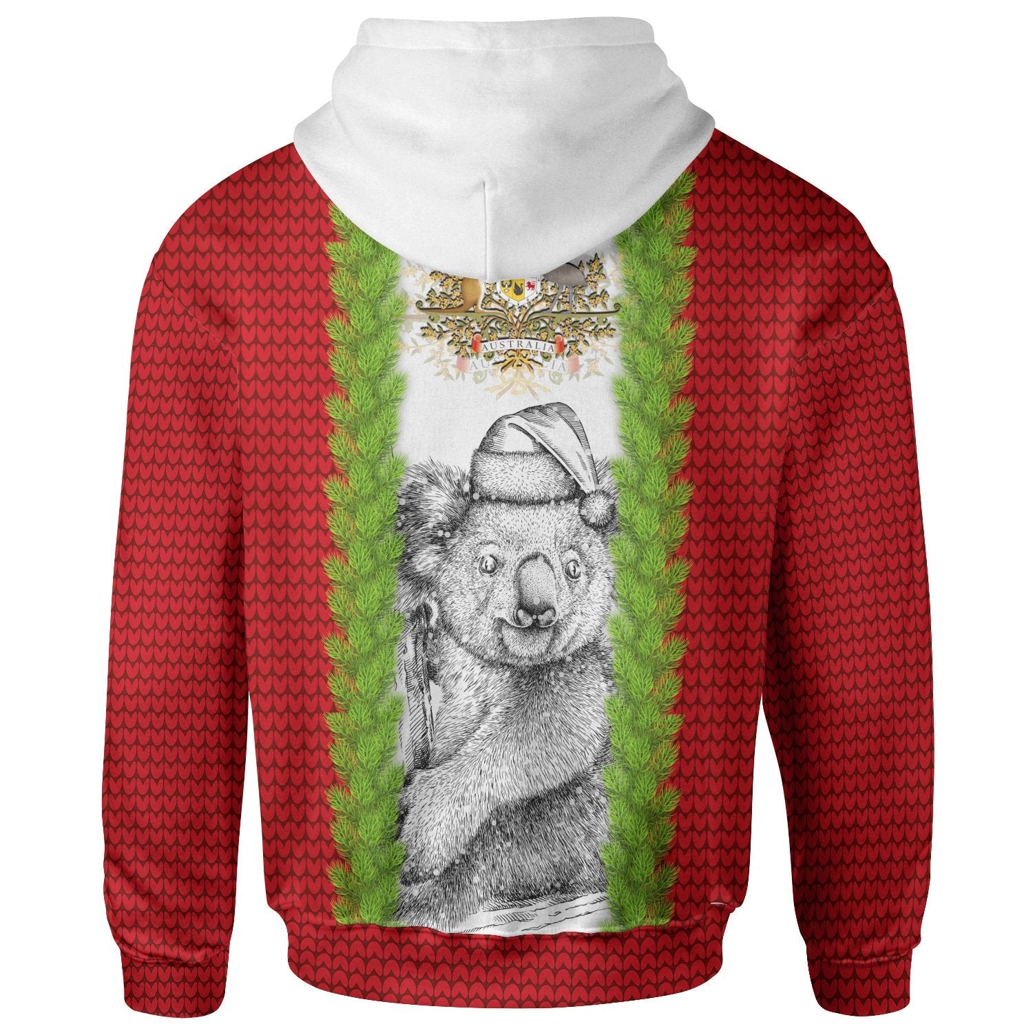 christmas-zip-up-hoodie-merry-christmas-koala
