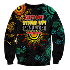 NAIDOC Week 2022 Aboriginal Art Unique Sweatshirt - LT12