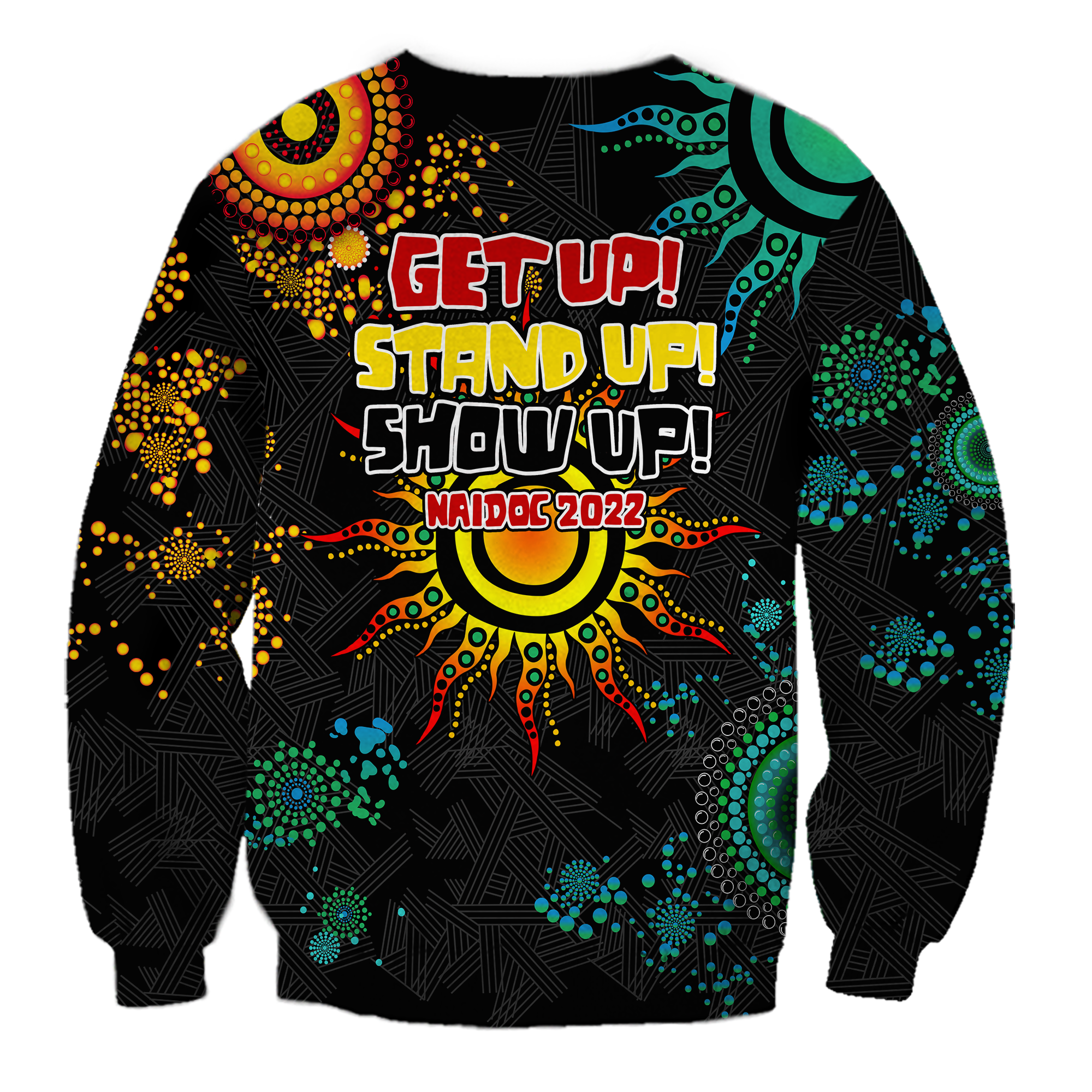 NAIDOC Week 2022 Aboriginal Art Unique Sweatshirt - LT12