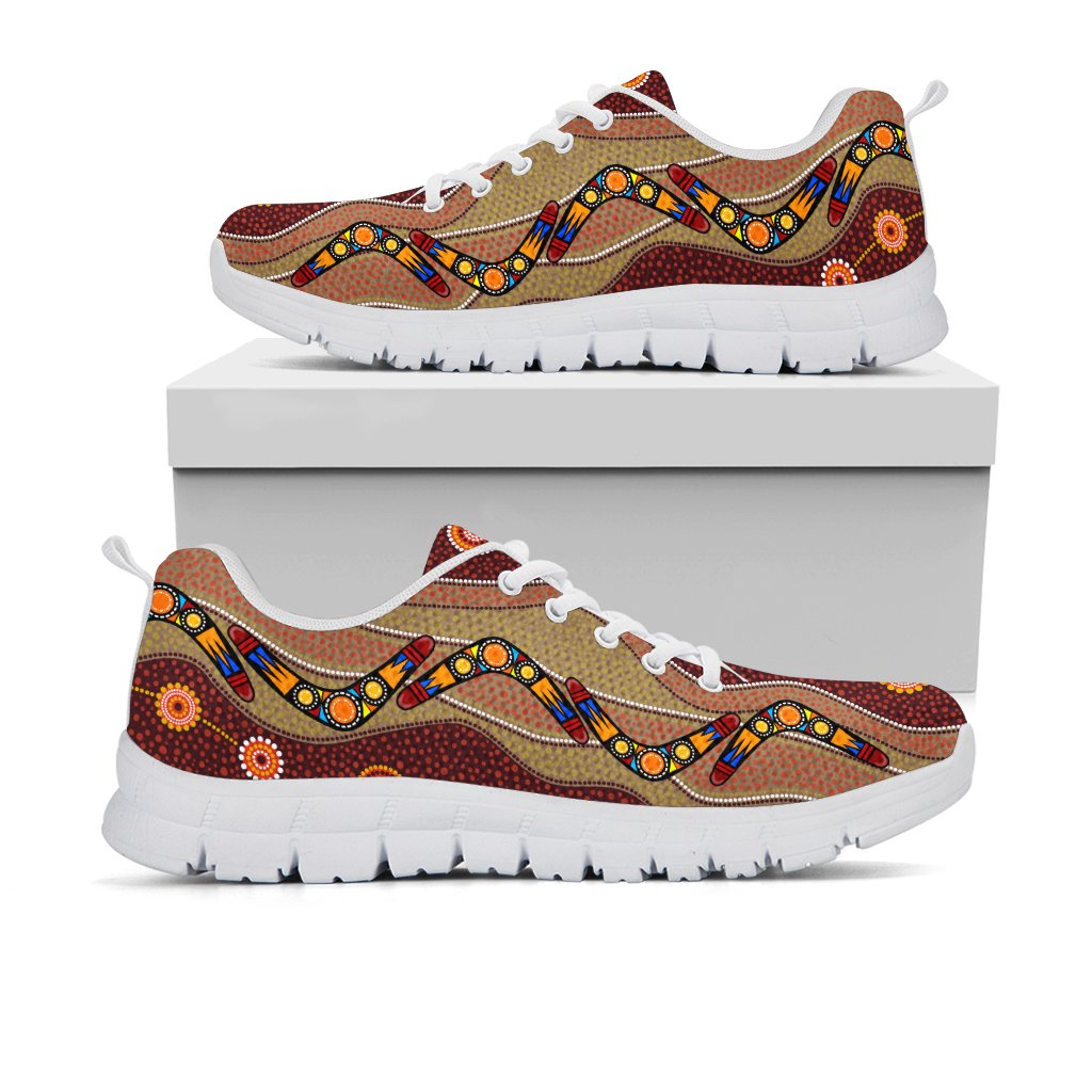 aboriginal-sneakers-boomerang-patterns-circle-dot-painting