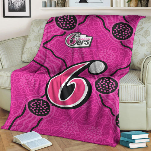 sydney-sixers-blanket-aboriginal-dot-painting