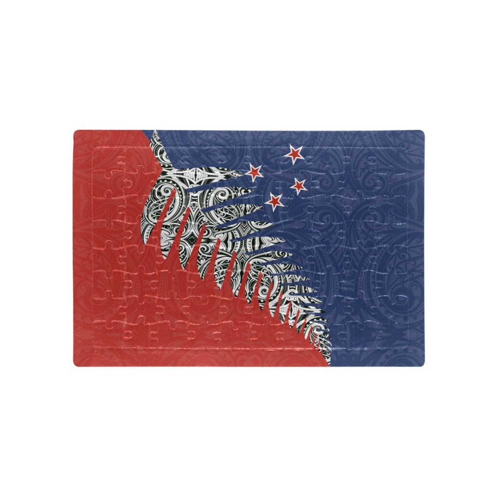 new-zealand-silver-fern-jigsaw-puzzle-red