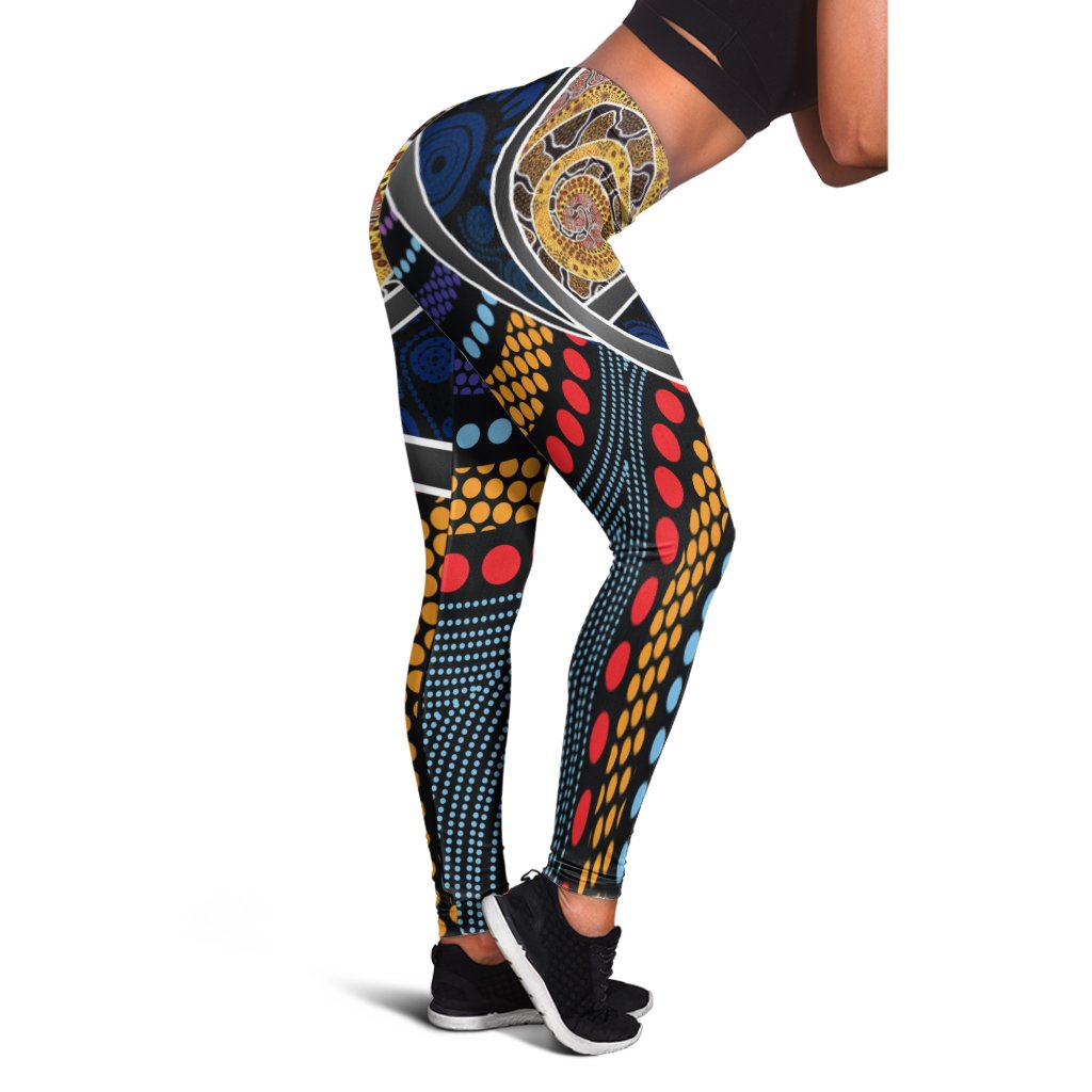 legging-aboriginal-dot-panting-art-with-snake