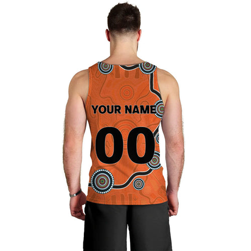 custom-personalised-brisbane-roar-men-tank-top-indigenous-dot-painting-art