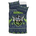 canberra-raiders-bedding-set-christmas-ugly-style