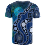 kid-aboriginal-t-shirt-australia-indigenous-flag-circle-dot-painting-art-blue