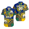 (Custom Personalised) Eels Rugby NAIDOC 2022 Aboriginal Hawaiian Shirt