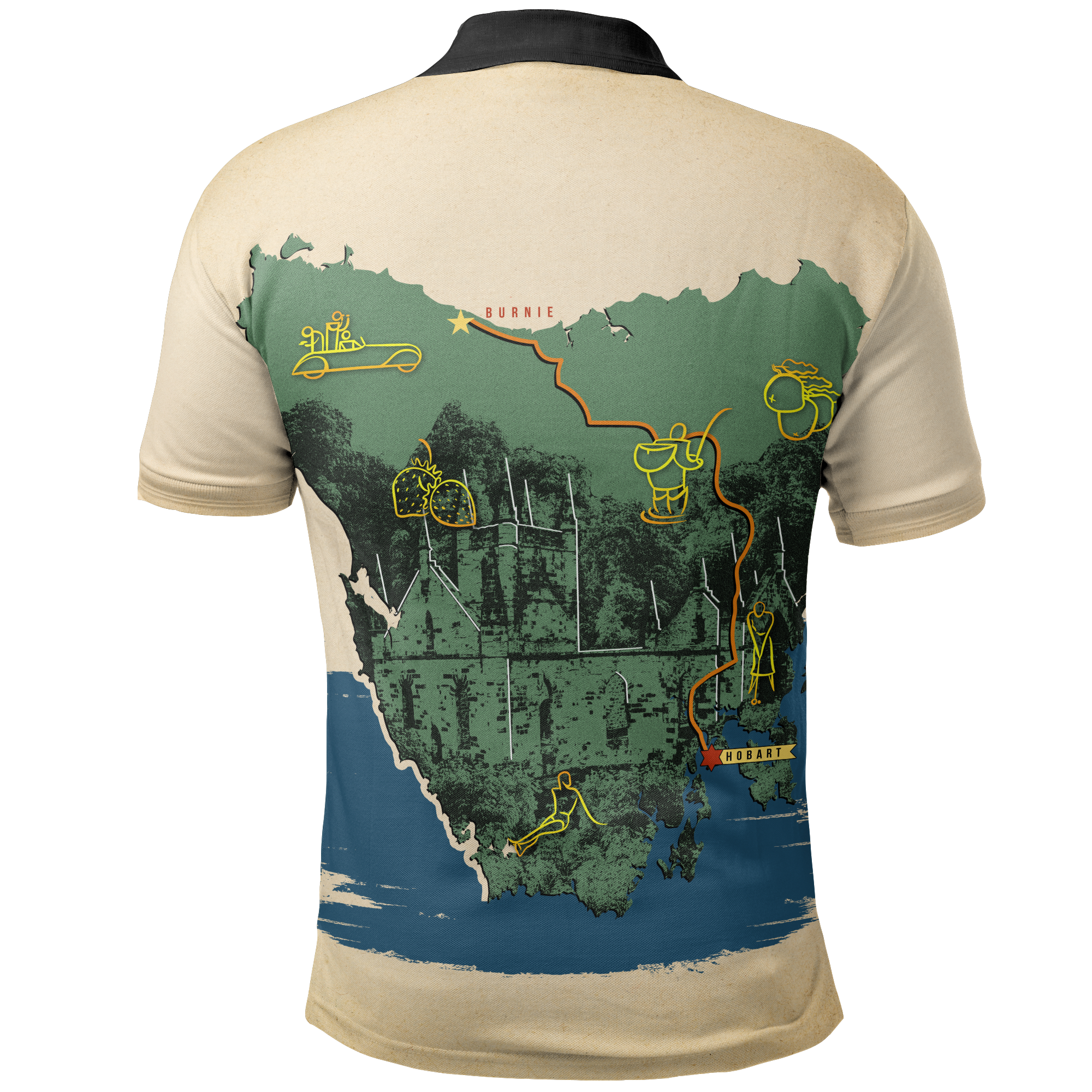 polo-shirt-tasmania-shirt-australia-famous-unisex