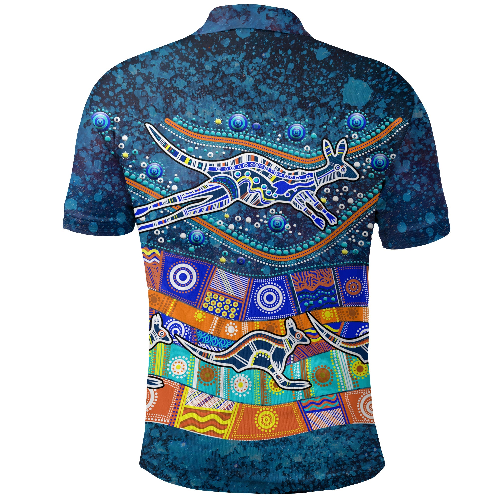 australia-indigenous-polo-shirt-dot-painting-art